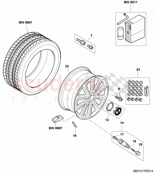 Part Diagram for Bentley 1Z06000269B9