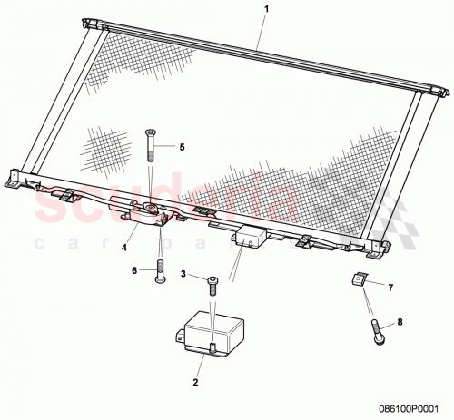 Part Diagram for Bentley 4B0959733