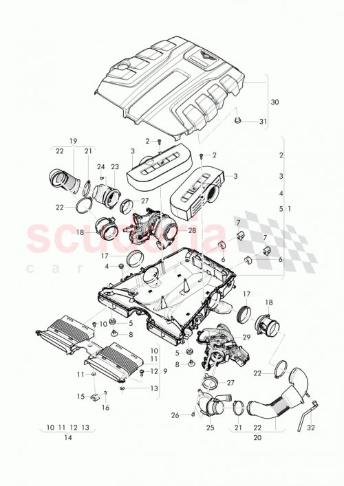 Part Diagram for Bentley 4M0 133 843 A