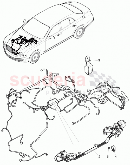 Part Diagram for Bentley 07V 971 610 N