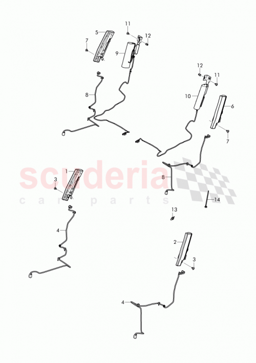 Part Diagram for Bentley N 911 914 01