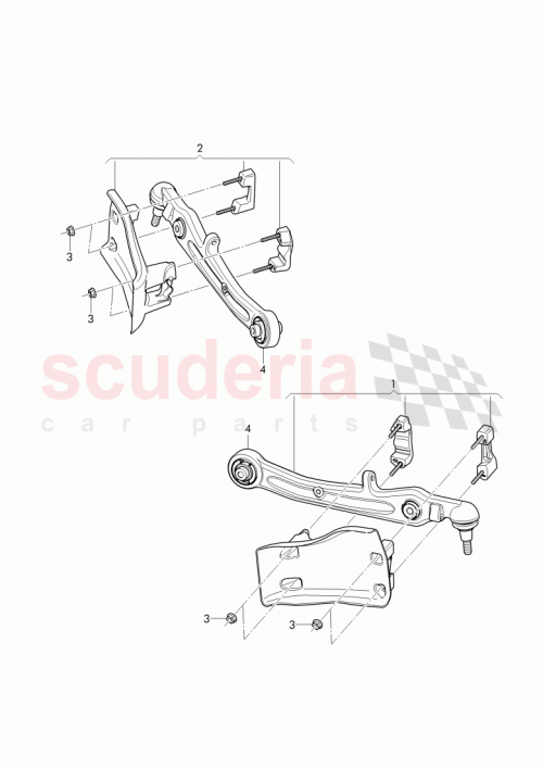 Part Diagram for Bentley 3W8 407 126 A