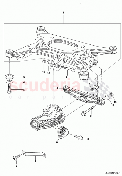 Part Diagram for Bentley 3D0 599 285