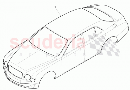 Part Diagram for Bentley 3Y5800401D