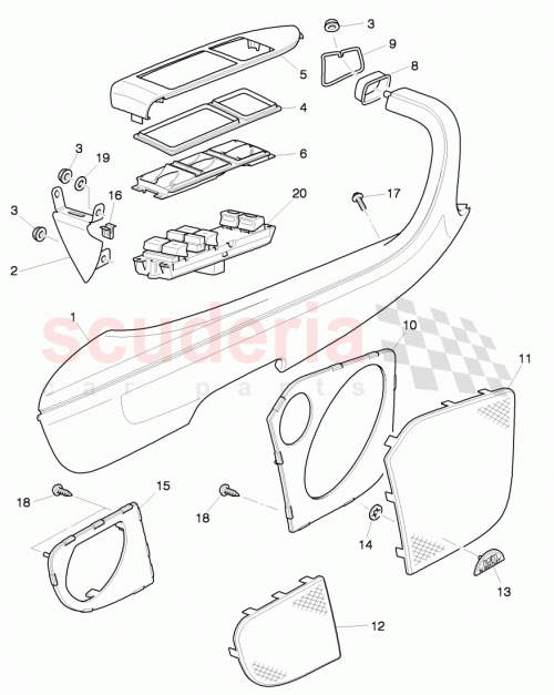 Part Diagram for Bentley 3W3868404