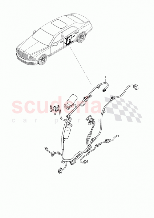 Part Diagram for Bentley 3Y4 971 658 C