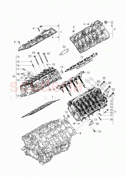 Part Diagram for Bentley 07P 103 392 F