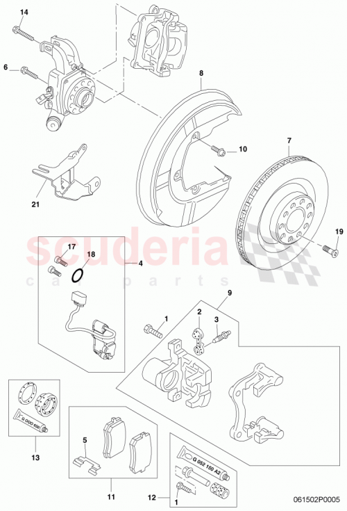 Part Diagram for Bentley 3W0616825A
