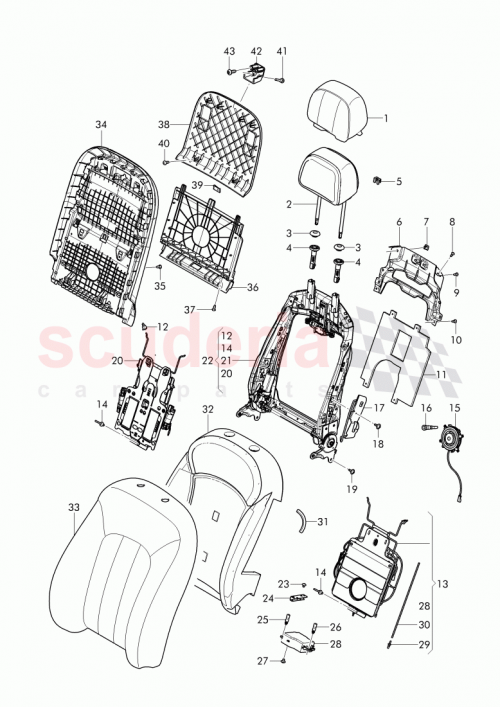 Part Diagram for Bentley 3Y5 881 249 A
