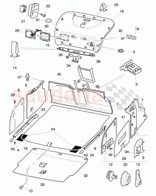 Part Diagram for Bentley 3W5864959