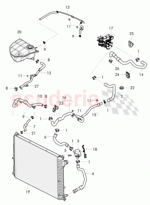 Part Diagram for Bentley 3D0 819 345 C