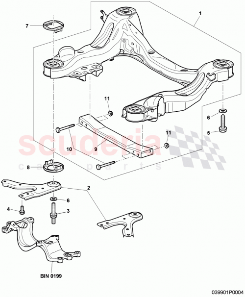 Part Diagram for Bentley 3W0499337