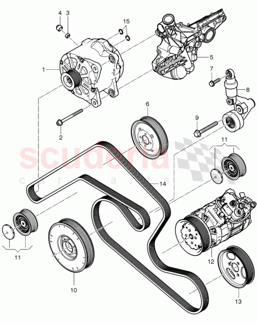 Part Diagram for Bentley 3Y0 903 021 A