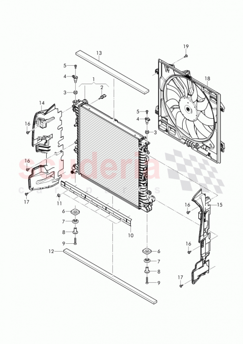 Part Diagram for Bentley 3Y0 121 287 A