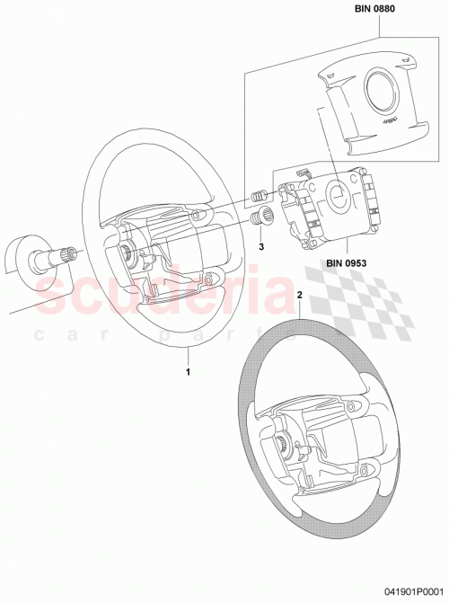 Part Diagram for Bentley 3W0419651J