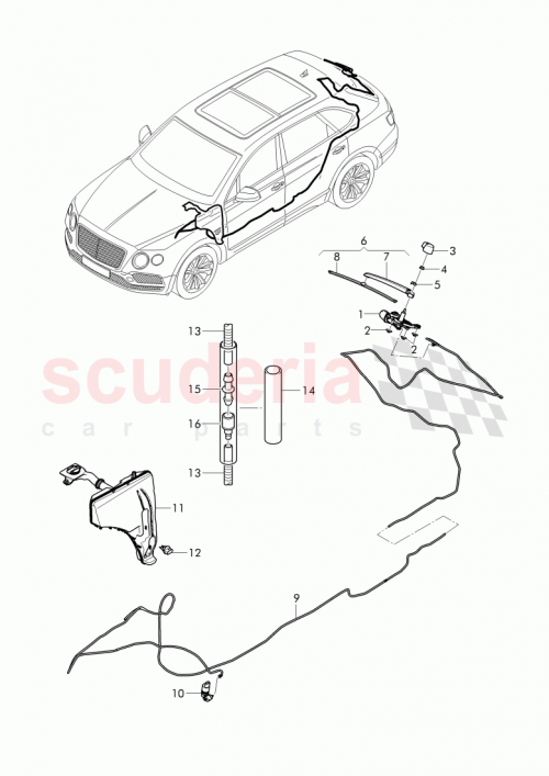 Part Diagram for Bentley N01508315