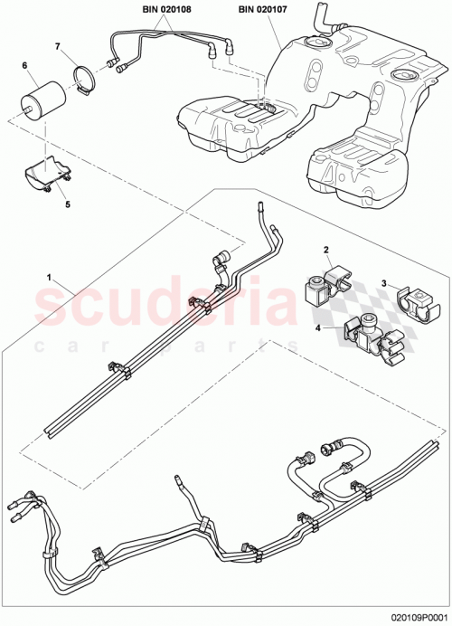 Part Diagram for Bentley 3W8 201 059 D