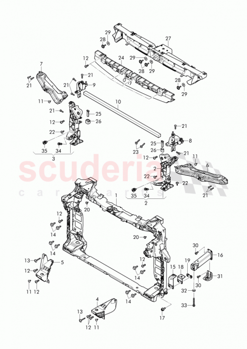 Part Diagram for Bentley 8H0806221