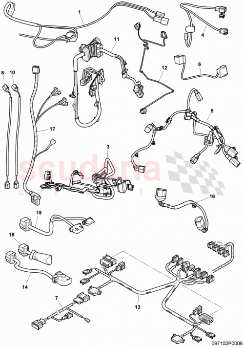 Part Diagram for Bentley 3W0971318H