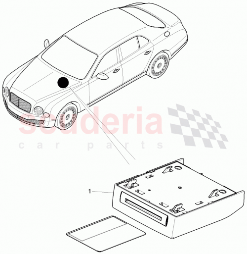 Part Diagram for Bentley 4L0919813C