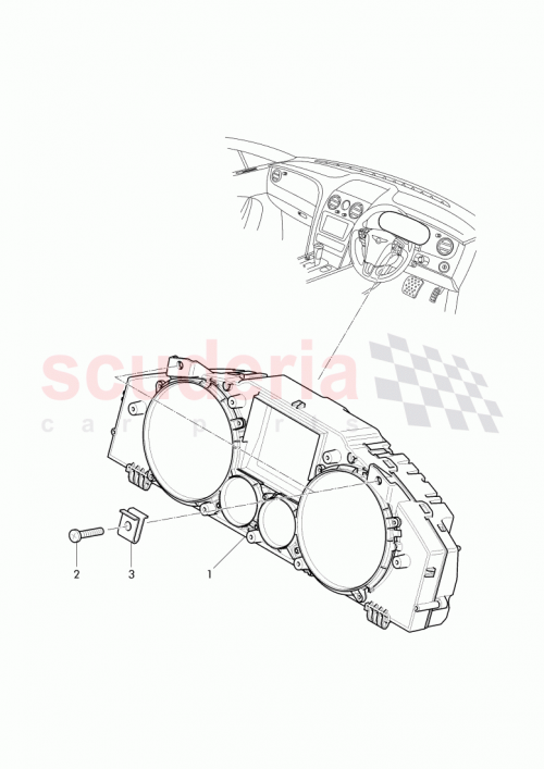 Part Diagram for Bentley 3W0920851G