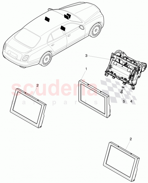 Part Diagram for Bentley 3Y0857106B
