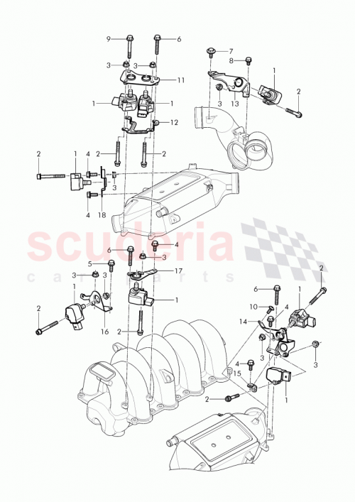 Part Diagram for Bentley 07V 905 110