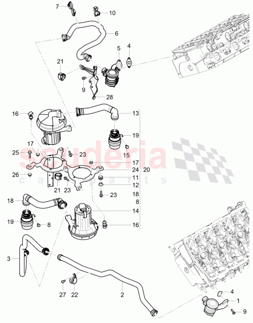 Part Diagram for Bentley 7M3131351