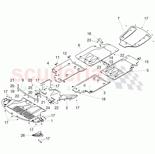 Part Diagram for Bentley 3W7 825 197 D