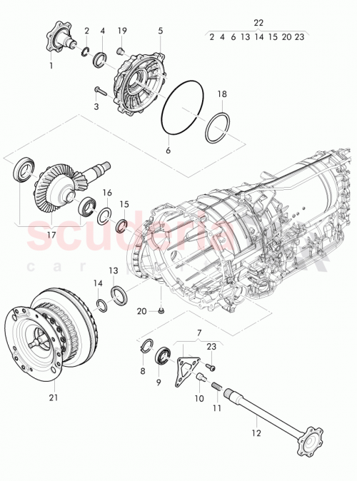Part Diagram for Bentley 0B6 409 356 B