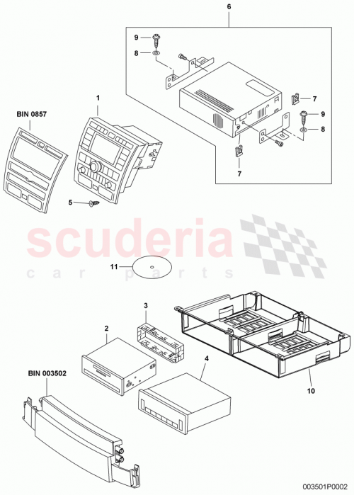 Part Diagram for Bentley 3W0 919 859 A