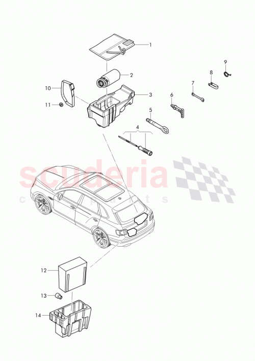 Part Diagram for Bentley 4M0 012 120 C