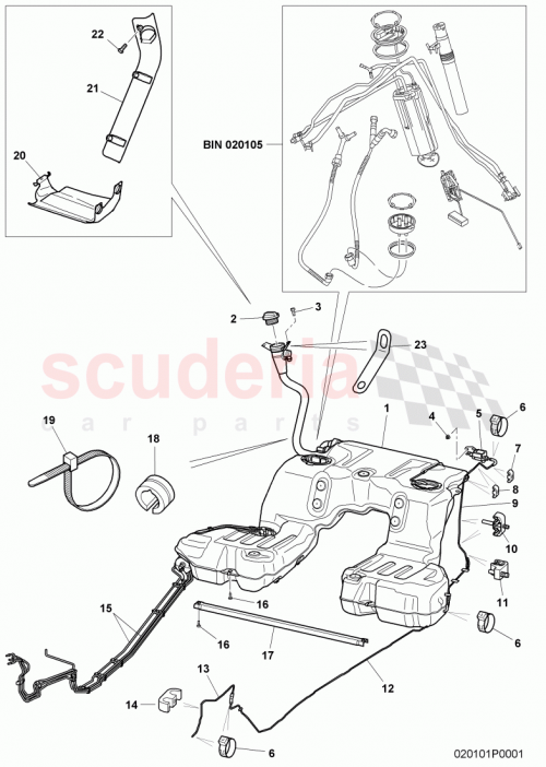 Part Diagram for Bentley 3W3 201 363 B