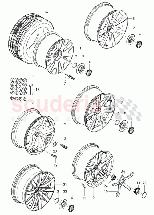 Part Diagram for Bentley 3W0601157A