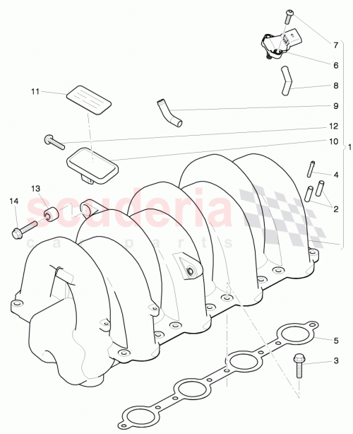 Part Diagram for Bentley 07V145848