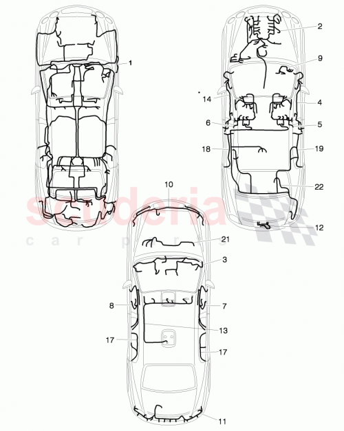 Part Diagram for Bentley 3W5971305J