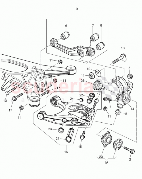 Part Diagram for Bentley 3W7511511B