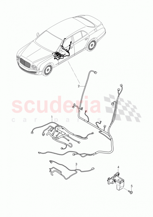 Part Diagram for Bentley 3Y1 971 365 N