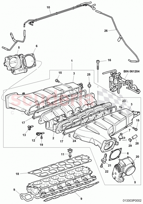 Part Diagram for Bentley 021133073D