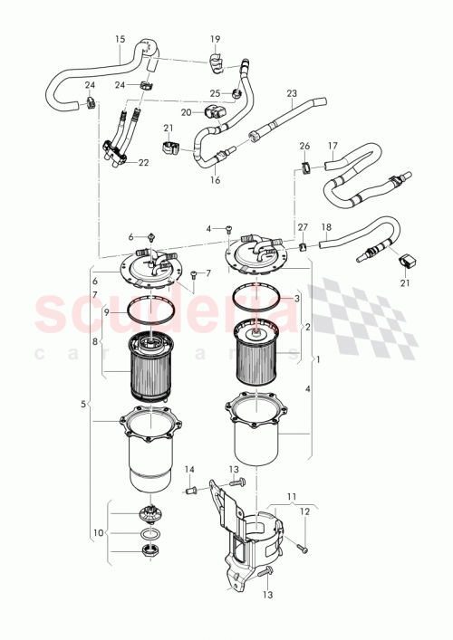 Part Diagram for Bentley 4F0 201 449 J