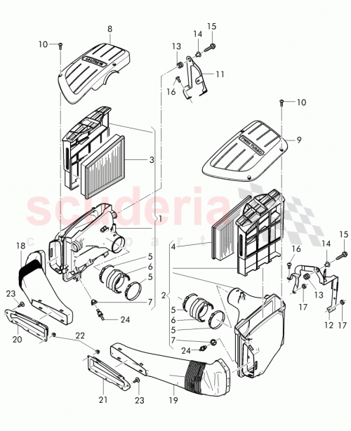 Part Diagram for Bentley 3W0 129 319