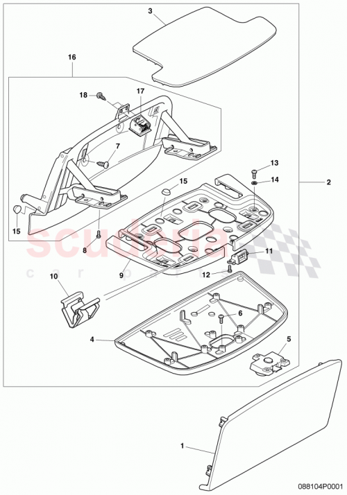 Part Diagram for Bentley 3W5881861E