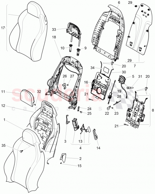 Part Diagram for Bentley 3W3882353