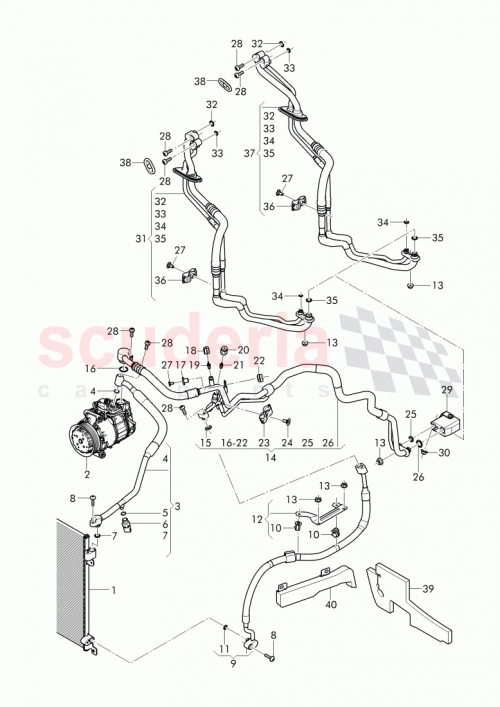 Part Diagram for Bentley 4E0 260 759 F