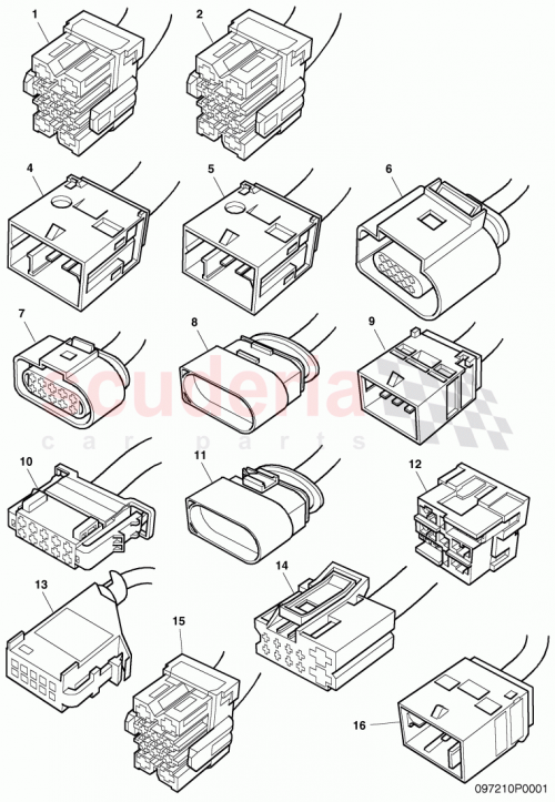 Part Diagram for Bentley 1J0973735