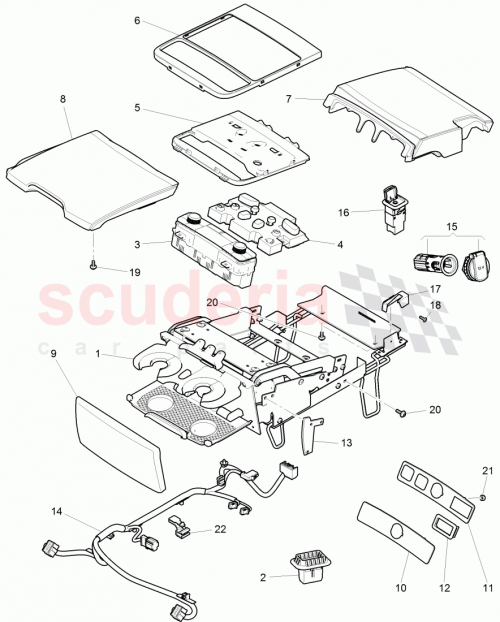 Part Diagram for Bentley 3Y1 886 415 E
