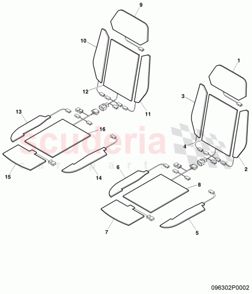 Part Diagram for Bentley 3W5963552AD