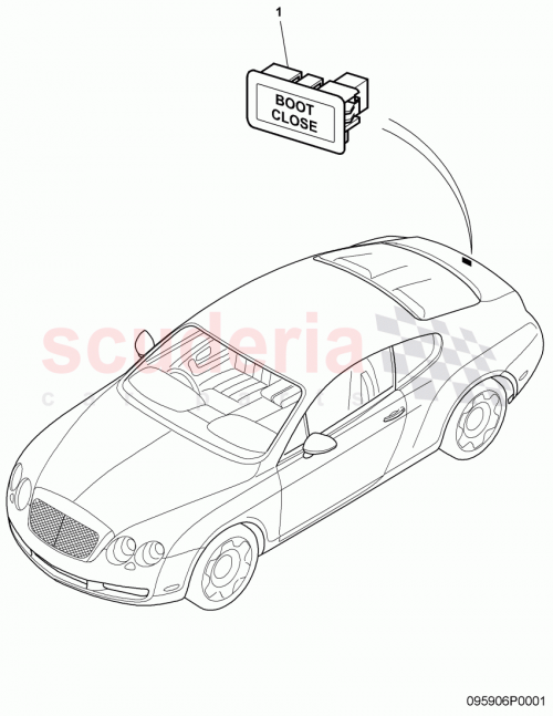 Part Diagram for Bentley 3W5959831B