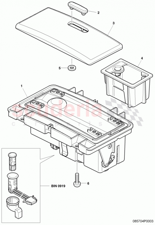Part Diagram for Bentley 3W0863289E0A0