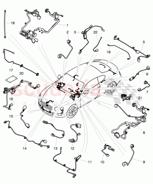 Part Diagram for Bentley 3W3971392B
